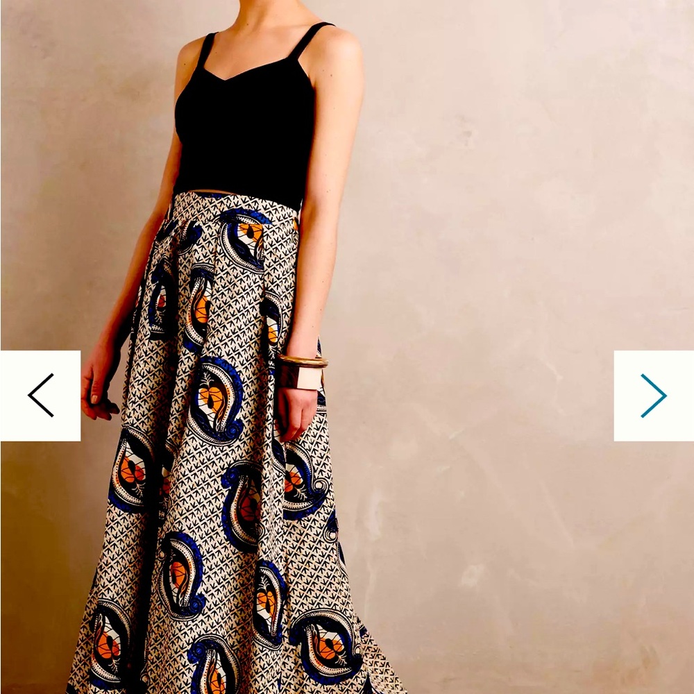 Anthropologie Milles Collines Maxi Skirt
